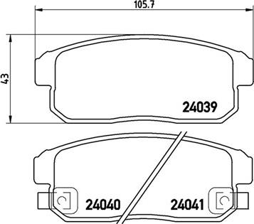 Magneti Marelli 363700410005 - Brake Pad Set, disc brake autospares.lv