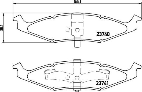 Magneti Marelli 363700411009 - Brake Pad Set, disc brake autospares.lv