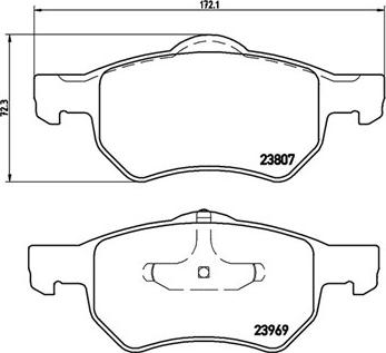 Magneti Marelli 363700411013 - Brake Pad Set, disc brake autospares.lv