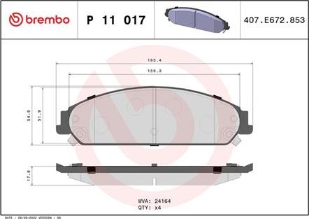 Magneti Marelli 363700411017 - Brake Pad Set, disc brake autospares.lv