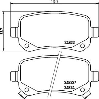 Magneti Marelli 363700411021 - Brake Pad Set, disc brake autospares.lv