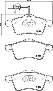 Magneti Marelli 363700485049 - Brake Pad Set, disc brake autospares.lv