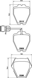 Magneti Marelli 363700485054 - Brake Pad Set, disc brake autospares.lv