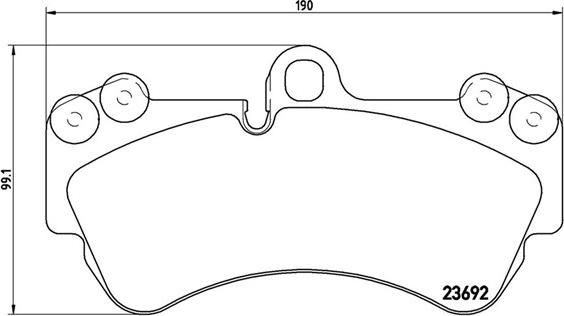 Magneti Marelli 363700485069 - Brake Pad Set, disc brake autospares.lv