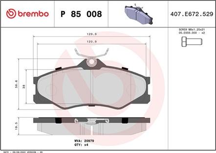 Magneti Marelli 363700485008 - Brake Pad Set, disc brake autospares.lv