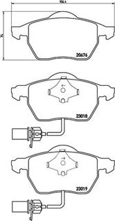 Magneti Marelli 363700485085 - Brake Pad Set, disc brake autospares.lv