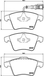 Magneti Marelli 363700485082 - Brake Pad Set, disc brake autospares.lv