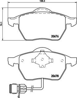 Quinton Hazell 8390.01 - Brake Pad Set, disc brake autospares.lv