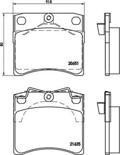 Magneti Marelli 363700485027 - Brake Pad Set, disc brake autospares.lv