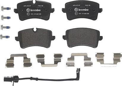 Magneti Marelli 363700485150 - Brake Pad Set, disc brake autospares.lv