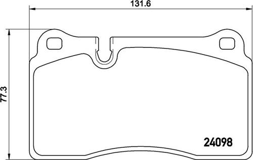 Magneti Marelli 363700485110 - Brake Pad Set, disc brake autospares.lv