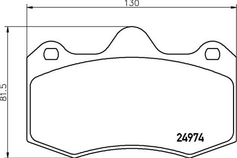 Magneti Marelli 363700485134 - Brake Pad Set, disc brake autospares.lv