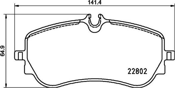 Magneti Marelli 363700485172 - Brake Pad Set, disc brake autospares.lv