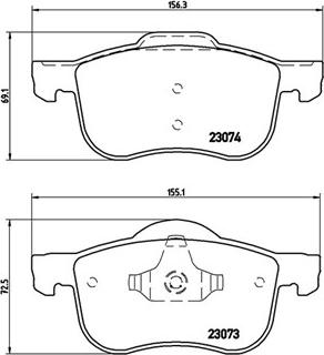 Magneti Marelli 363700486016 - Brake Pad Set, disc brake autospares.lv