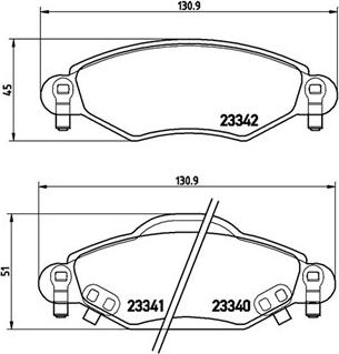 Magneti Marelli 363700483053 - Brake Pad Set, disc brake autospares.lv