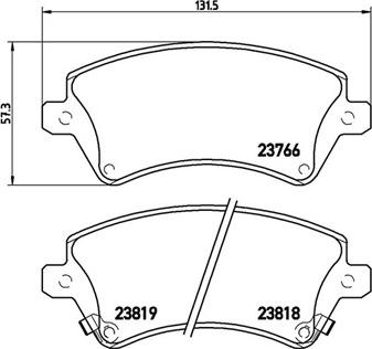 Magneti Marelli 363700483064 - Brake Pad Set, disc brake autospares.lv