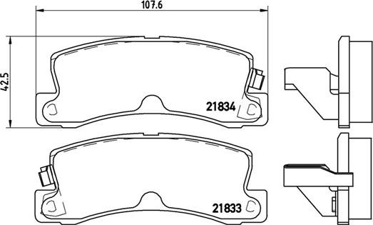 Magneti Marelli 363700483015 - Brake Pad Set, disc brake autospares.lv