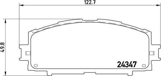 Magneti Marelli 363700483086 - Brake Pad Set, disc brake autospares.lv