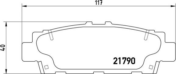 Magneti Marelli 363700483032 - Brake Pad Set, disc brake autospares.lv