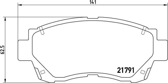 Magneti Marelli 363700483027 - Brake Pad Set, disc brake autospares.lv