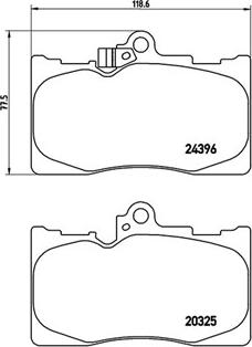 Magneti Marelli 363700483072 - Brake Pad Set, disc brake autospares.lv