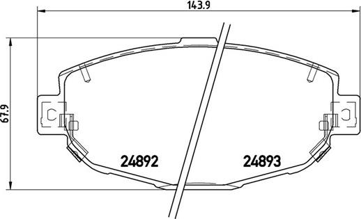 Magneti Marelli 363700483104 - Brake Pad Set, disc brake autospares.lv