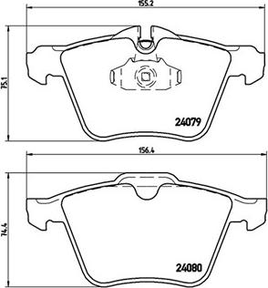 LPR 5P2093 - Brake Pad Set, disc brake autospares.lv