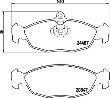 Magneti Marelli 363700436017 - Brake Pad Set, disc brake autospares.lv