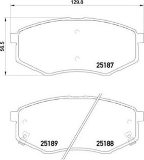 Magneti Marelli 363700430055 - Brake Pad Set, disc brake autospares.lv