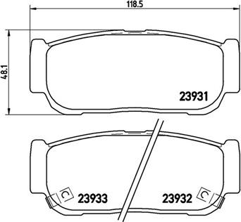 Magneti Marelli 363700430057 - Brake Pad Set, disc brake autospares.lv