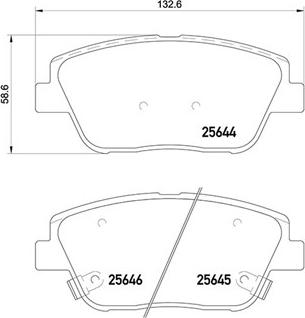 Magneti Marelli 363700430066 - Brake Pad Set, disc brake autospares.lv