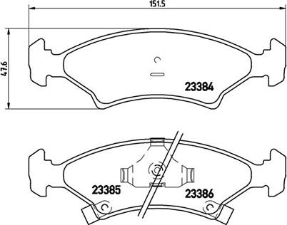 Magneti Marelli 363700430009 - Brake Pad Set, disc brake autospares.lv