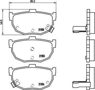 Magneti Marelli 363700430003 - Brake Pad Set, disc brake autospares.lv