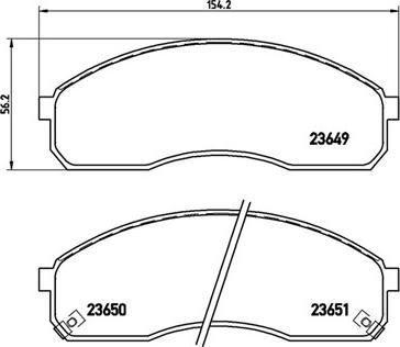 Magneti Marelli 363700430012 - Brake Pad Set, disc brake autospares.lv