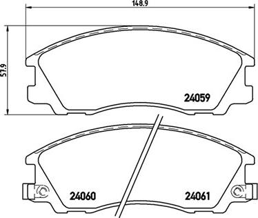 Magneti Marelli 363700430017 - Brake Pad Set, disc brake autospares.lv