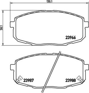 Magneti Marelli 363700430034 - Brake Pad Set, disc brake autospares.lv