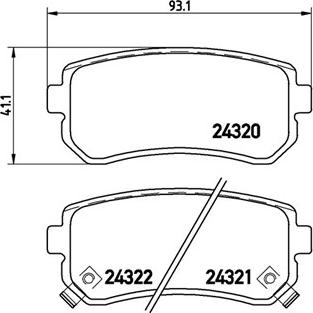 Magneti Marelli 363700430025 - Brake Pad Set, disc brake autospares.lv