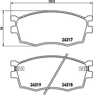 Magneti Marelli 363700430026 - Brake Pad Set, disc brake autospares.lv