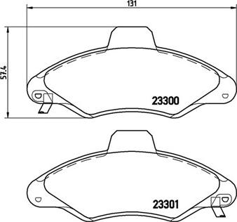 Magneti Marelli 363700424045 - Brake Pad Set, disc brake autospares.lv