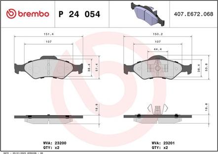 Magneti Marelli 363700424054 - Brake Pad Set, disc brake autospares.lv