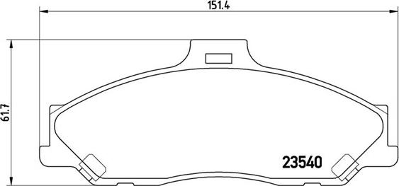 Magneti Marelli 363700424051 - Brake Pad Set, disc brake autospares.lv