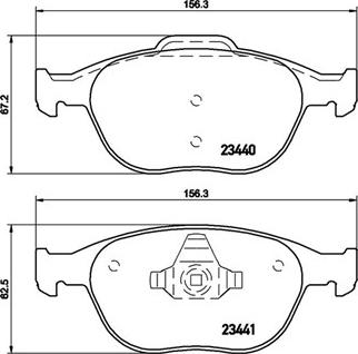 Magneti Marelli 363700424058 - Brake Pad Set, disc brake autospares.lv