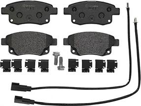 Magneti Marelli 363700424066 - Brake Pad Set, disc brake autospares.lv