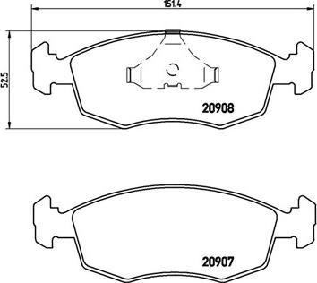 Magneti Marelli 363700424019 - Brake Pad Set, disc brake autospares.lv