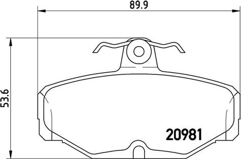 Magneti Marelli 363700424018 - Brake Pad Set, disc brake autospares.lv