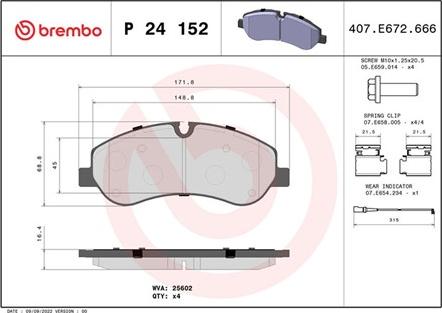 Magneti Marelli 363700424152 - Brake Pad Set, disc brake autospares.lv