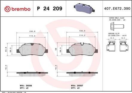 Magneti Marelli 363700424209 - Brake Pad Set, disc brake autospares.lv