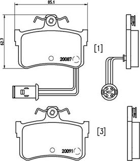 Magneti Marelli 363700428015 - Brake Pad Set, disc brake autospares.lv