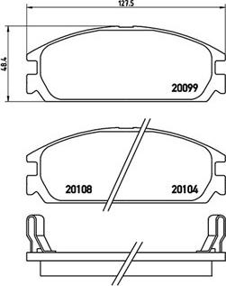 Magneti Marelli 363700428010 - Brake Pad Set, disc brake autospares.lv