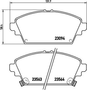 Magneti Marelli 363700428029 - Brake Pad Set, disc brake autospares.lv